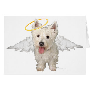 Cartão Anjos da Guarda Westie