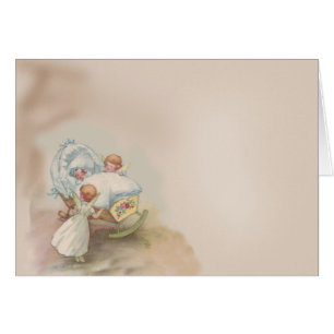 Cartão Anjos do bebê