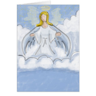 Cartão Anjos na elevação
