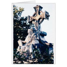 Cartão Anjos no cemitério de Oakland