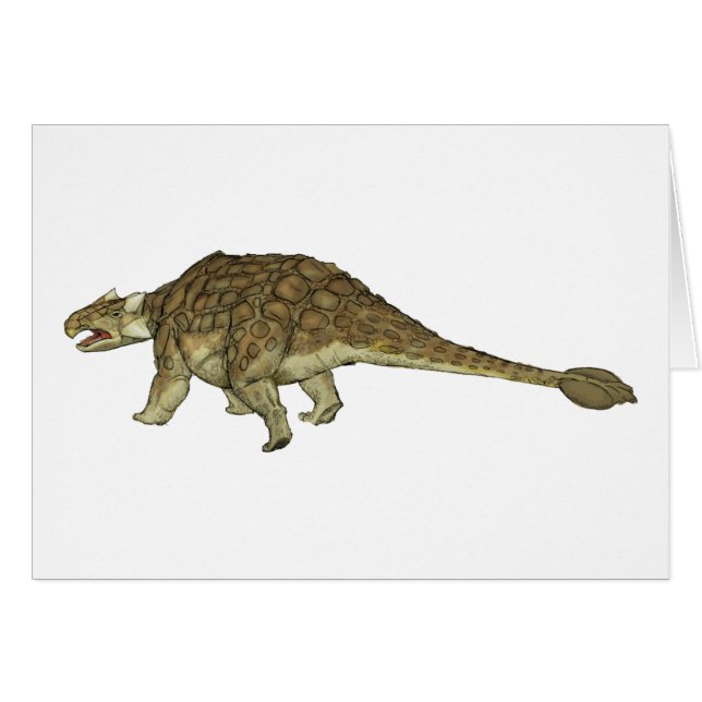 Cartão Ankylosaurus (Frente Horizontal)