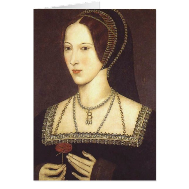 Cartão Anne Boleyn (Frente)