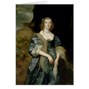 Cartão Anne Carr, condessa de Bedford, c.1638