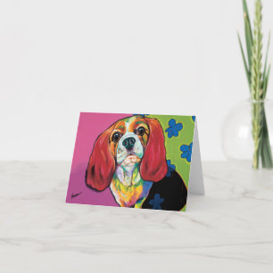 Cartão Annie the Therapy Dog Note Card by Ron Burns