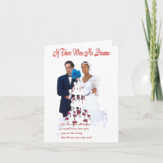 Cartão Anniverasry/ Interracial