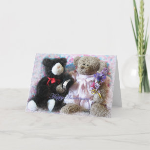 Cartão Anniversary-Bear