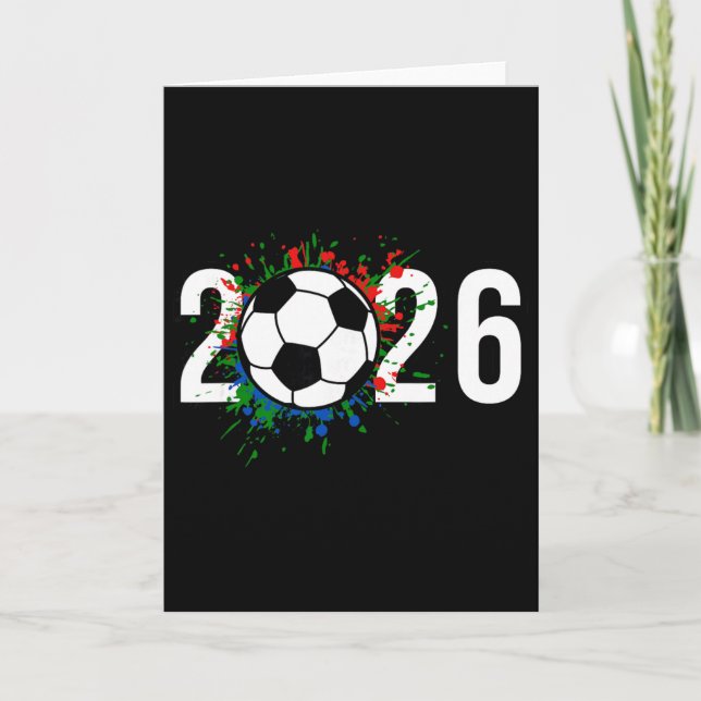 Cartão Ano de jogadores treinadores fãs de futebol de 202 (Frente)