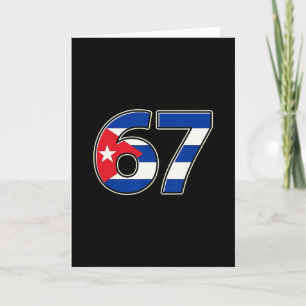 Cartão Ano de Nascimento da Bandeira Cuby Número 67