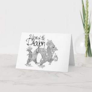 Cartão Ano do Dragão