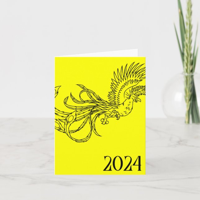 Cartão ano do dragão 2024 (Frente)