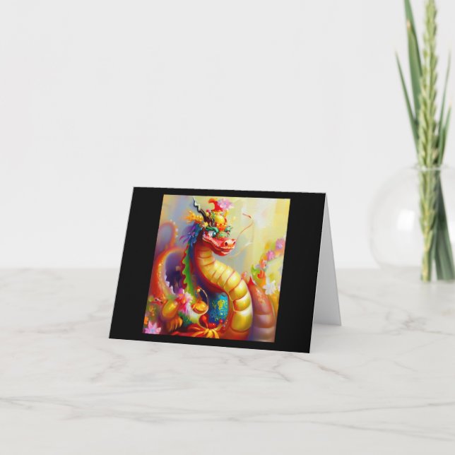 Cartão Ano do Dragão 5 (Frente)