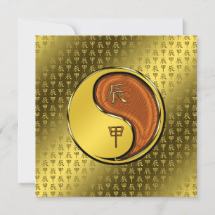 Cartão Ano do Dragão da Madeira