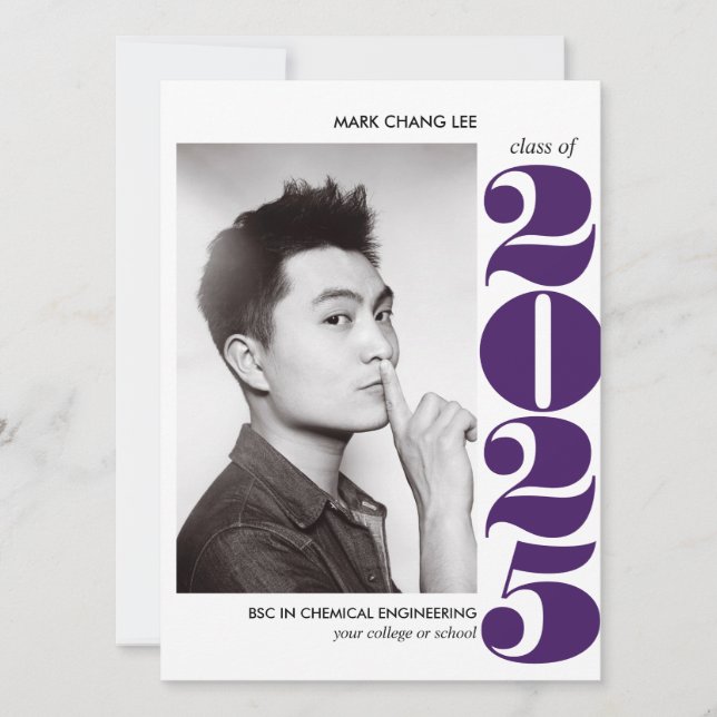 CARTÃO ANO EPIC | GRADUAÇÃO DE FOTOS EM NEGRITO (Frente)