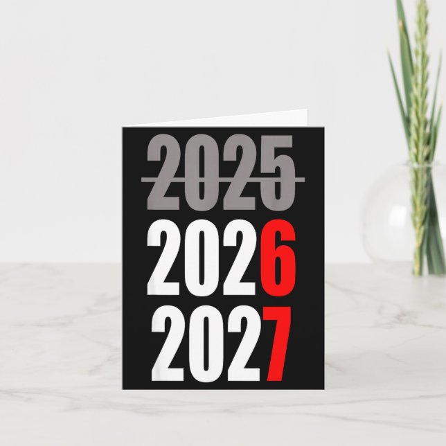 Cartão Ano Novo 2026 Engraçado 67 Festa de Ano Novo  (Frente)