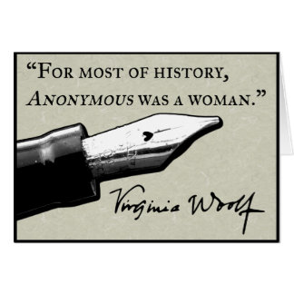 Cartão Anonymous era mulher