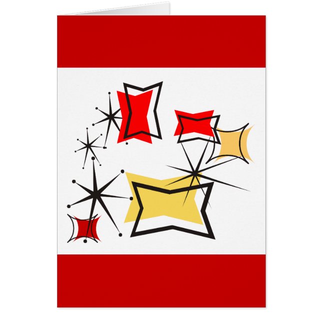 Cartão Anos 50 moderno (Frente)