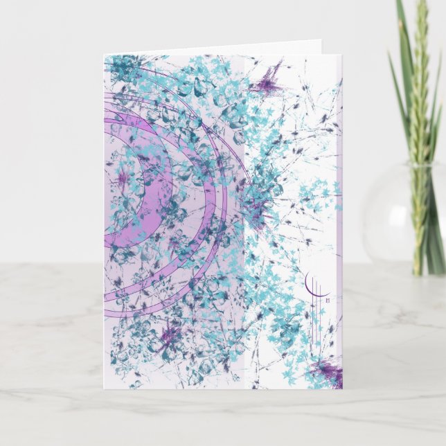 Cartão Anseio por Primavera (Frente)