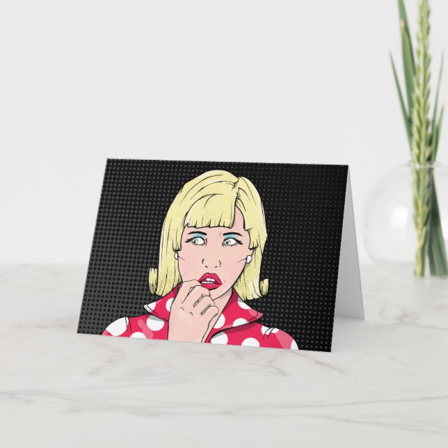 Cartão Ansiedade Mulher (Frente)