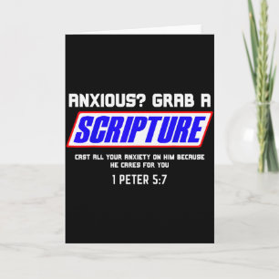 Cartão Ansioso_ Pegue a Escritura Saúde Mental Cristã Bi