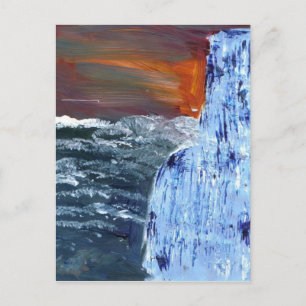 Cartão antárctico do sonhador