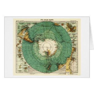 Cartão AntárticaPanorâmica MapAntártica