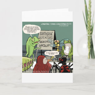 Cartão Anteaters Anonymous 12-Step Funny