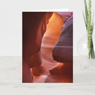 Cartão Antelope Canyon Slot Formations