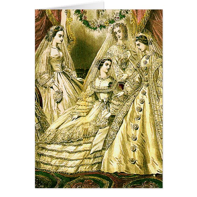 Cartão Anterior Bridal de Casamento (Frente)