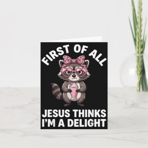 Cartão Antes de Mais Nada Jesus Acha Que Sou Um Design De