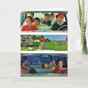 Cartão Antes, Durante e Após o Picnic