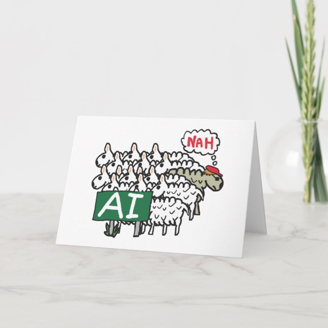 Cartão Anti AI (Frente)