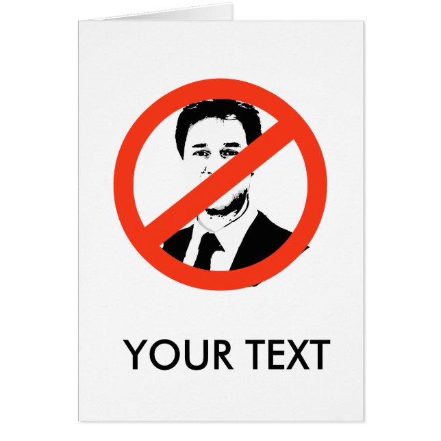 Cartão Anti-Clegg (Frente)