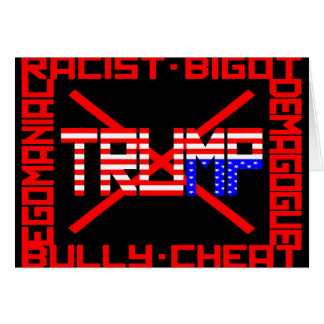 Cartão Anti Trump