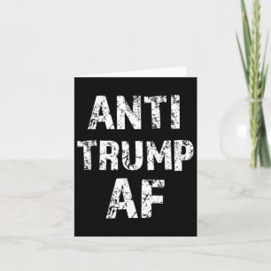 Cartão Anti Trump Af Engraçado Impeja-O Presidente