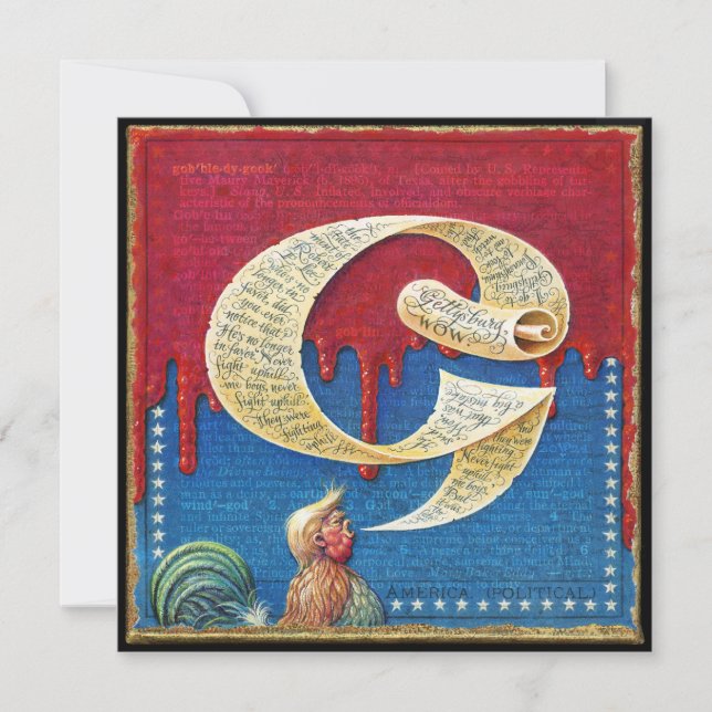 Cartão Anti-Trump, Gobbledygook (Frente)