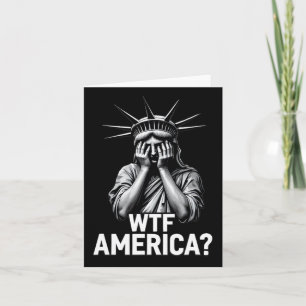 Cartão Anti-Trump Política E Democracia Wtf América 2