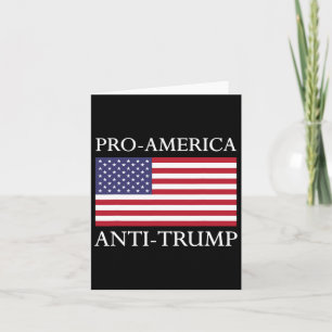Cartão Anti-trump Pro-américa - American Flag Resiste