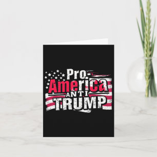 Cartão Anti-trump Pro-américa - American Flag Resiste