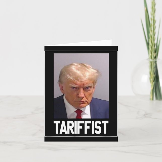 Cartão Anti Trump Tariffist (Frente)