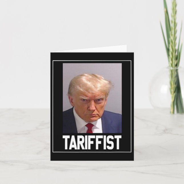 Cartão Anti Trump Tariffist (Frente)