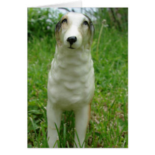 Cartão Antícea Borzoi Figurina Todas as Ocasiões