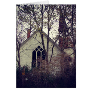 Cartão Antiga Igreja Abandonada