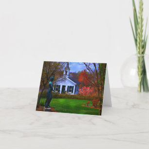 Cartão Antiga Igreja Cemitério Lynchburg