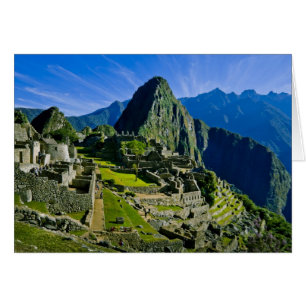 Cartão Antiga Machu Picchu, último refúgio do 2