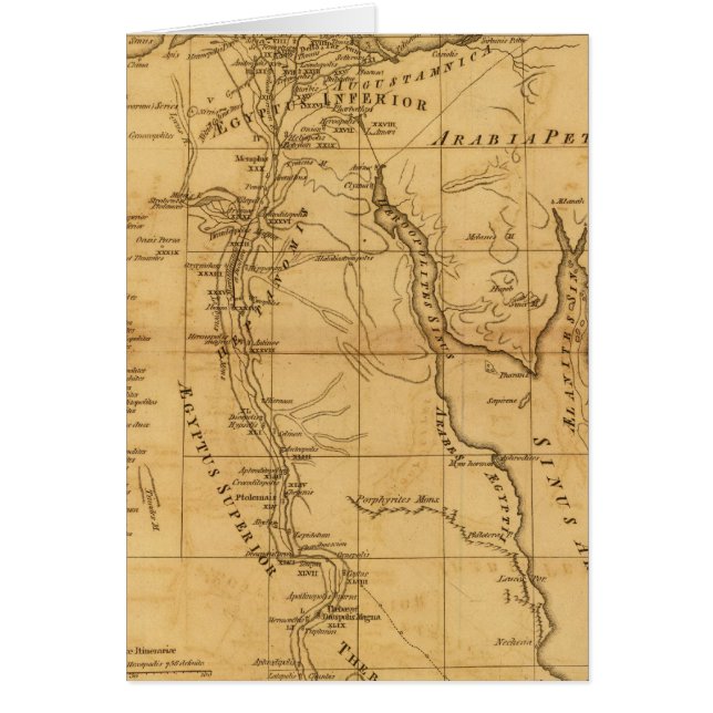 Cartão Antigo Egito 3 (Frente)