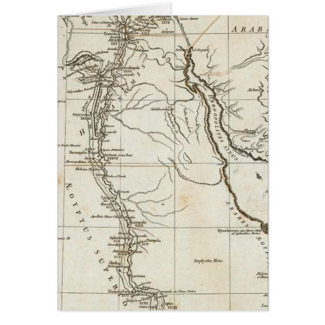 Cartão Antigo Egito 4 (Frente)