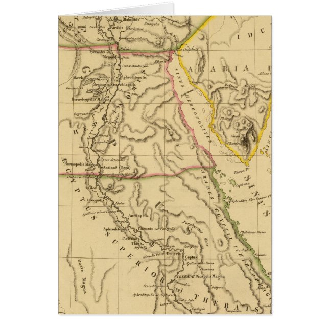 Cartão Antigo Egito 5 (Frente)