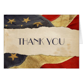 Cartão Antigo pavilhão dos EUA Patriótico ou Militar