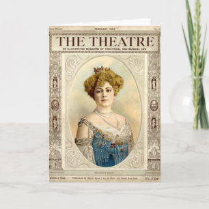 Cartão antigo sobre o Teatro