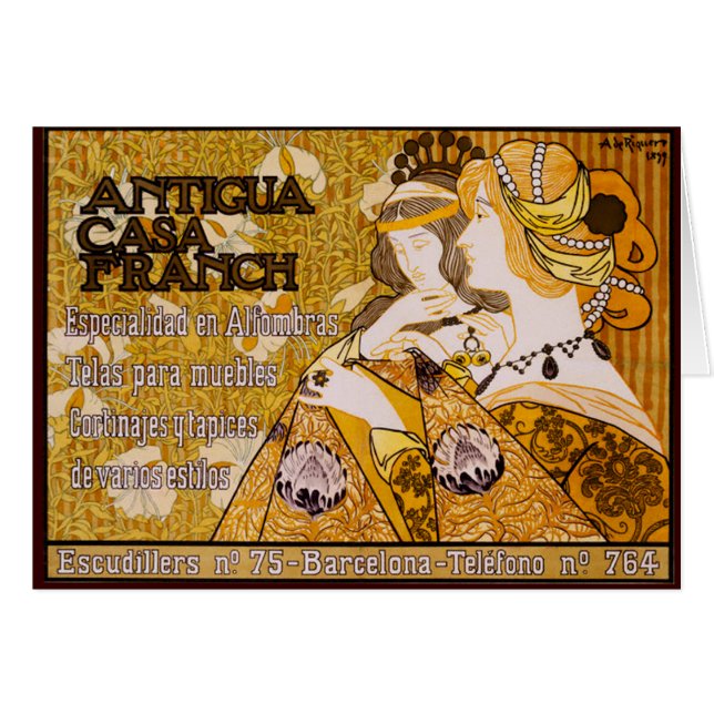 Cartão Antígua Casa Franch (Frente Horizontal)